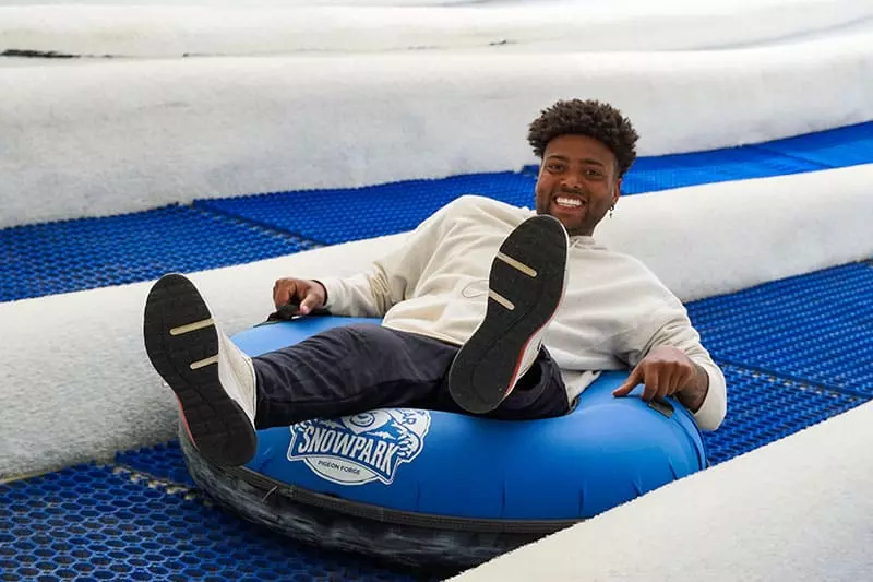 outdoor tubing in pigeon forge