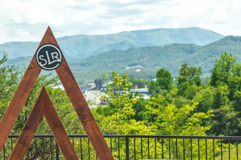 mountain view photo op at top of SkyLand Ranch