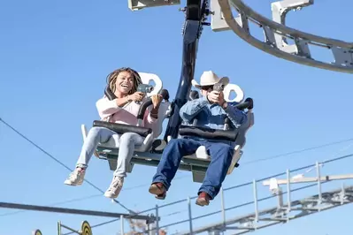 Ski Lift Shootout Coaster at Rowdy Bear in Pigeon Forge