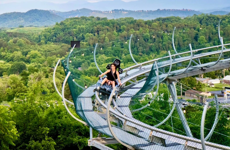wild stallion mountain coaster - must do things in pigeon forge and sevierville