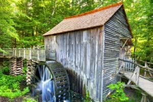 grist mill in Cades cove